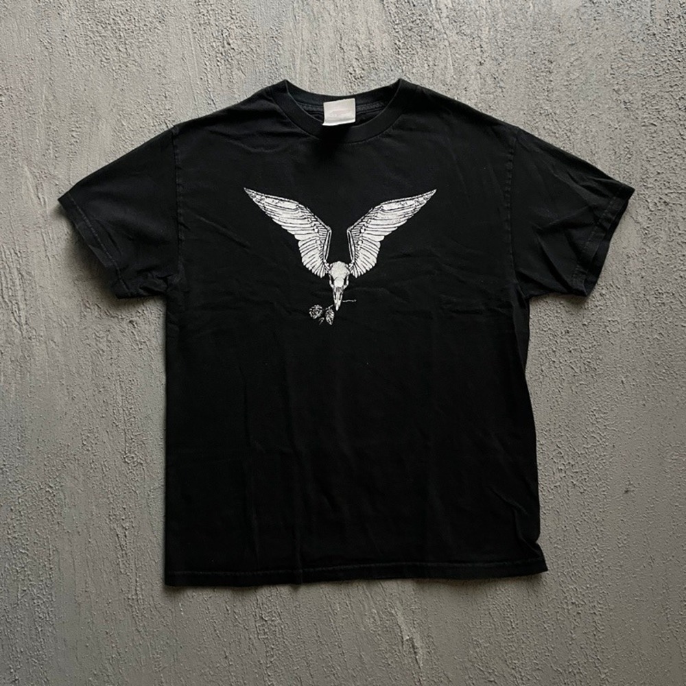 Vintage September Is Falling Shirt Medium Black 2000s Y2K Band Tee